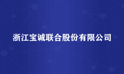 浙江寶誠聯合股份的票務代理服務 專業、高效、全方位的出行解決方案